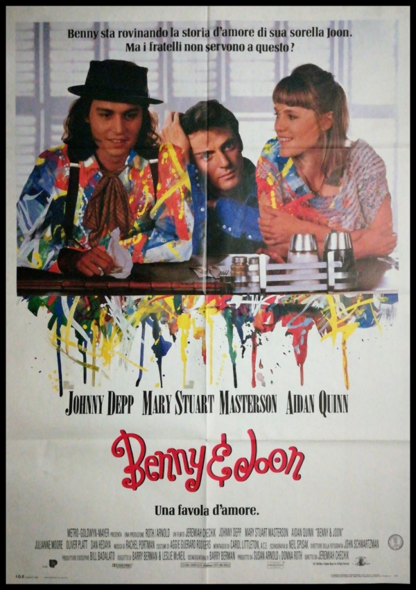 BENNY E JOON Manifesto Film 2F Poster Originale Cinema JOHNNY DEPP MARY STUART