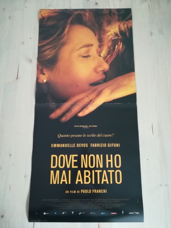 DOVE NON HO MAI ABITATO Locandina Film 33x70 Poster Originale Cinema FRANCHI