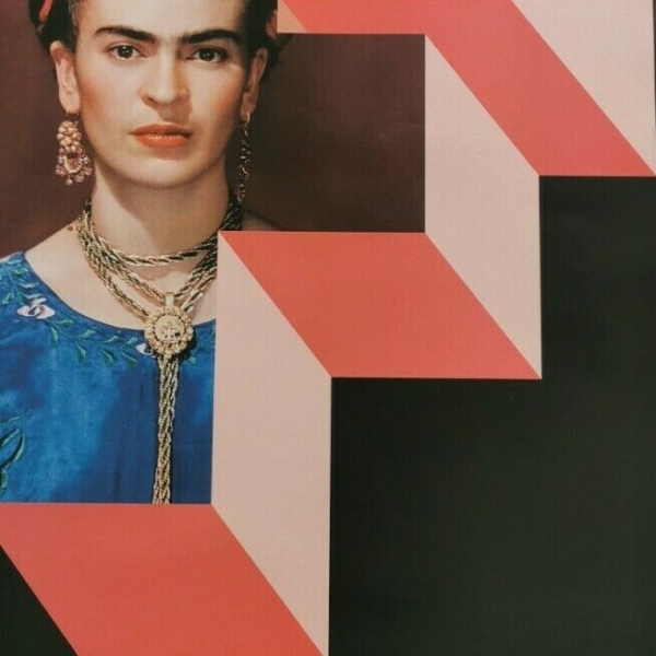 FRIDA KAHLO Original Movie Poster 27x40" Italian Art REBEL, WOMAN SYMBOL - immagine 3