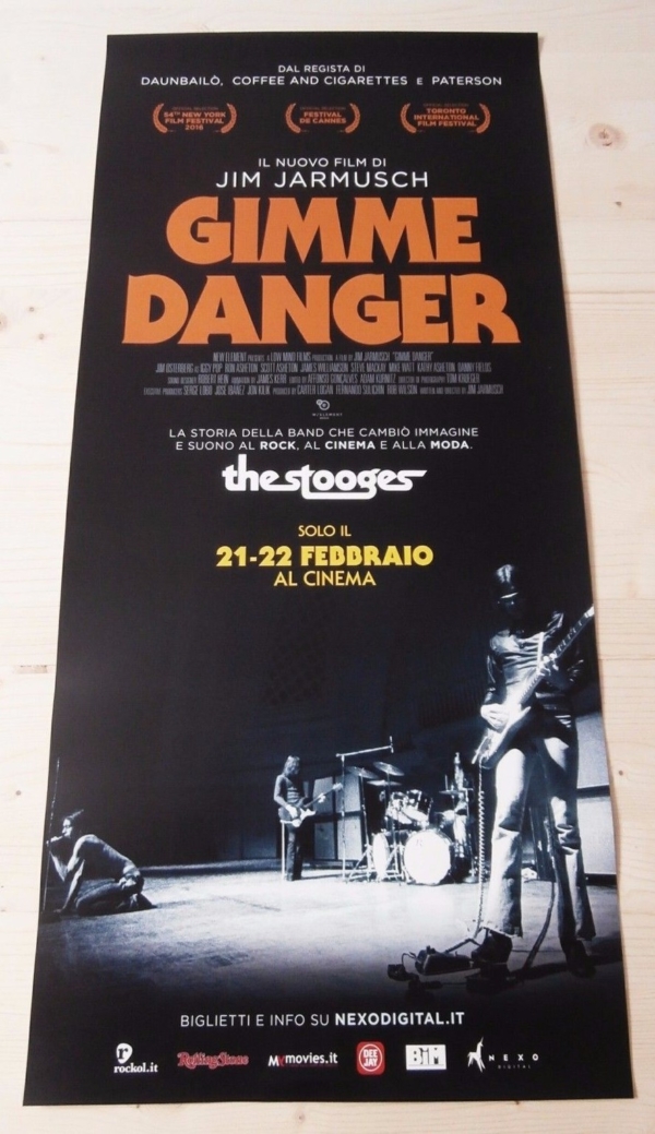 GIMME DANGER THE STOOGES Locandina Cinema 33x70 Poster Evento Originale