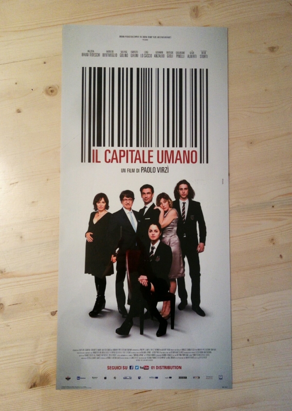 IL CAPITALE UMANO (2014) Locandina Film 33x70 Poster Originale Cinema
