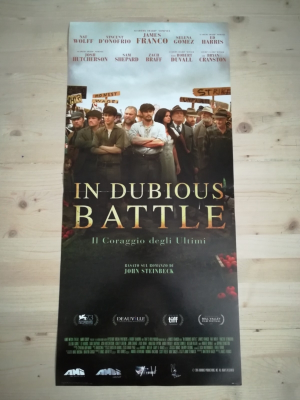 IN DUBIOUS BATTLE Locandina Film 33x70 Poster Originale Cinema J.FRANCO