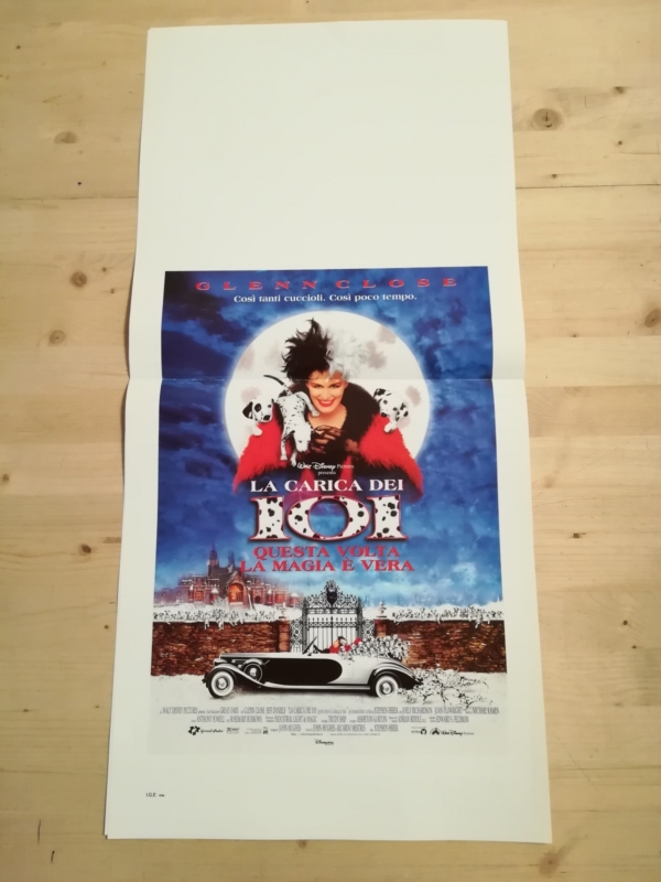 LA CARICA 101 Locandina Film 33x70 Poster Originale Cinema DISNEY CLOSE