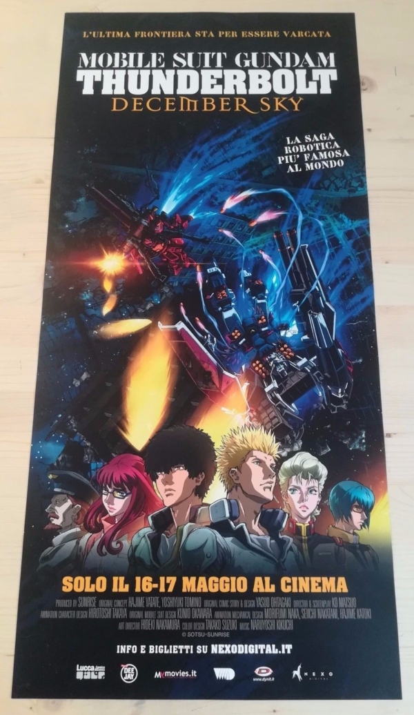 MOBILE SUIT GUNDAM THUNDERBOLT Locandina Originale 33x70 Poster Film Japan Anime