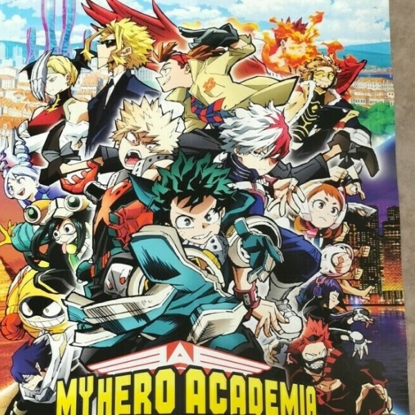 MY HERO ACADEMIA WORLD HEROS MISSION Locandina Cinema 33x70 Poster Film Original - immagine 3