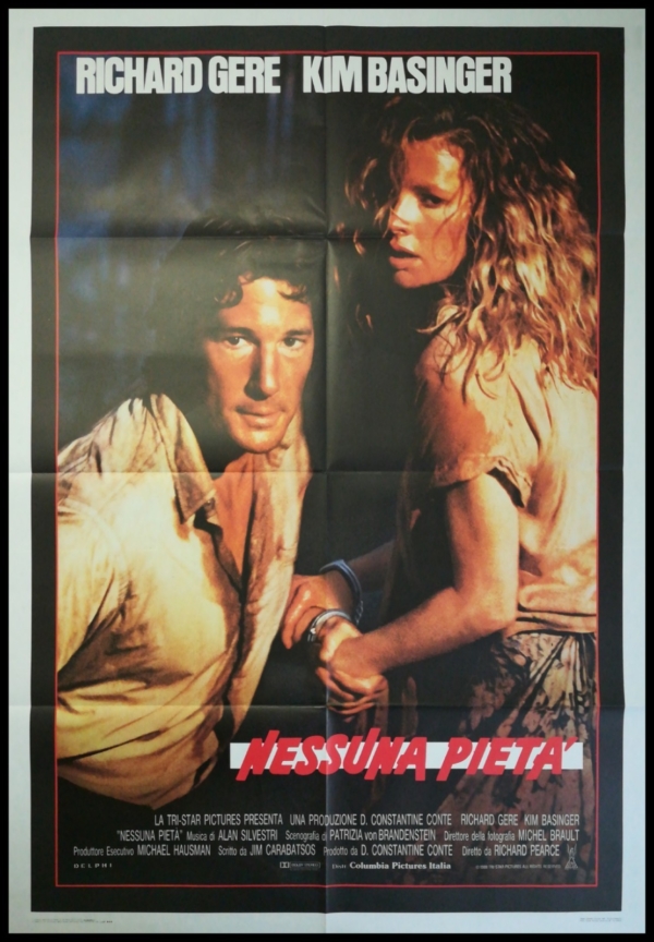 NESSUNA PIETA' Manifesto 2F Poster Originale Cinema KIM BASSINGER RICHARD GERE