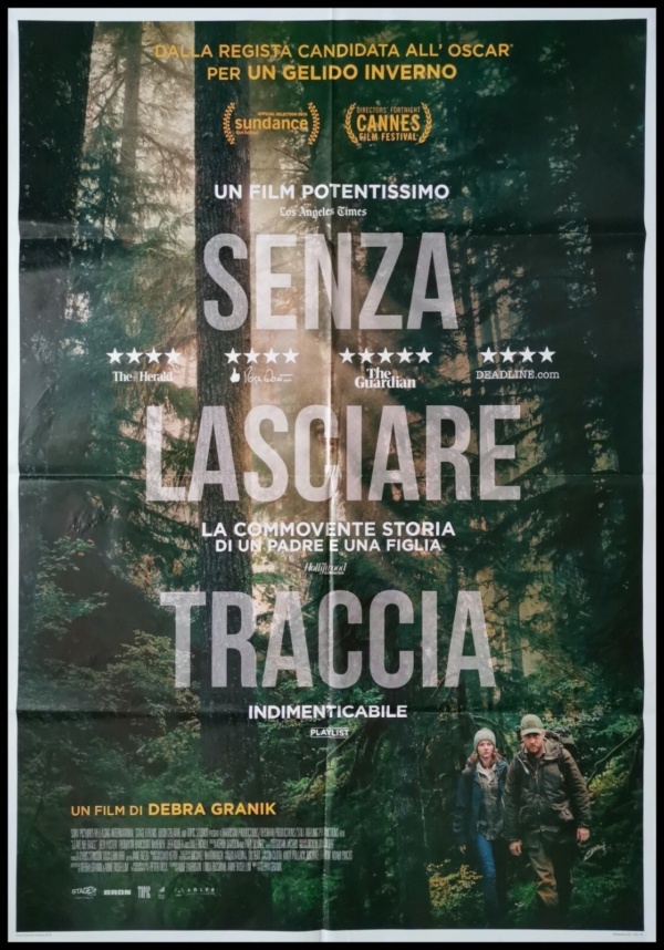 SENZA LASCIARE TRACCIA Manifesto Film 2F Poster Originale Cinema BRANIK
